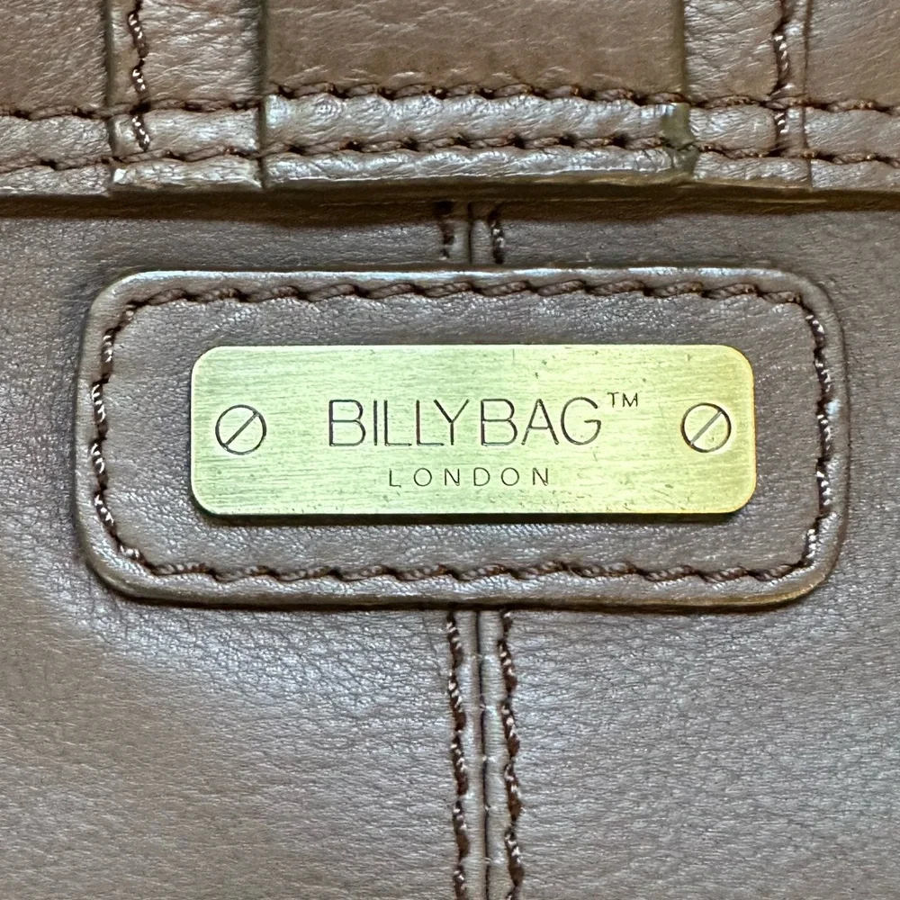 Vintage Billy‎ Bag London Brown Leather Crossbody Messenger Bag